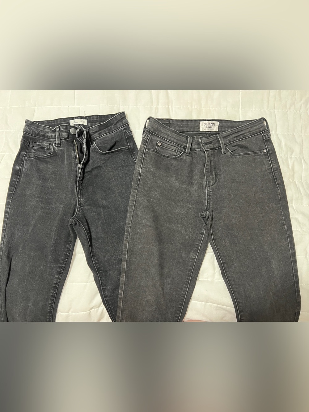 Levi's Women's Skinny Jeans in Washed Black